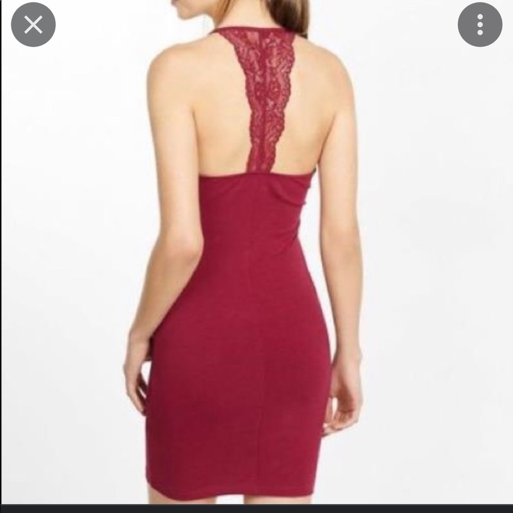 BLACK Express Lace Racer Back Dress - Picture 5 of 6